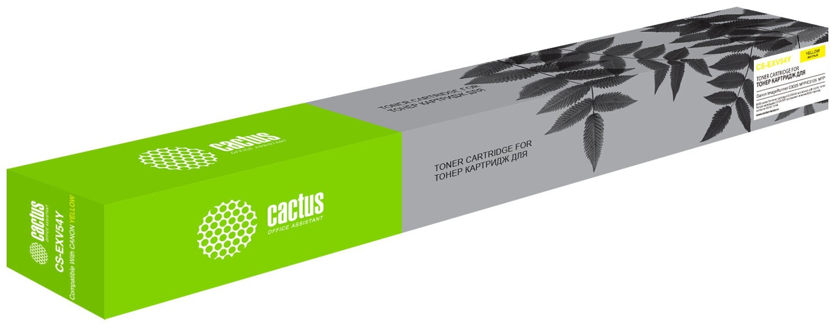 Картридж лазерный Cactus CS-EXV54Y желтый (8500стр.) для Canon ImageRunner C3025/C3025i