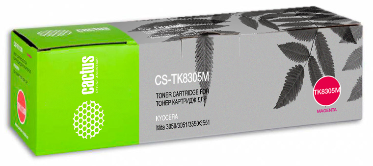 Картридж лазерный Cactus CS-TK8305M пурпурный (15000стр.) для Kyocera Mita 3050/3051/3550/3551