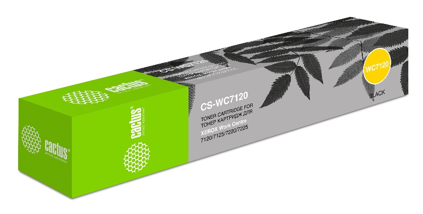 Картридж лазерный Cactus CS-WC7120R 006R01461 черный (22000стр.) для Xerox WC 7120/7125/7220/7225